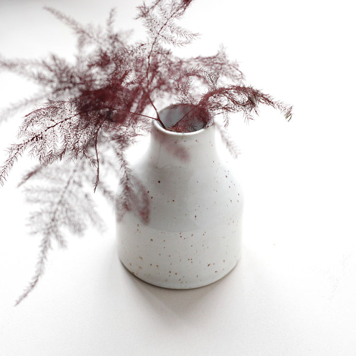 Kleine Vase mit Glasur
